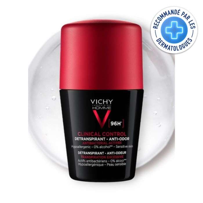 vichy vichy homme clinical control detranspirant 96 h hygiene