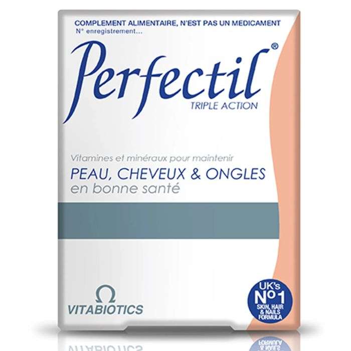vitabiotics perfectil triple action peau cheveux ongles 30 comprimes complements alimentaires