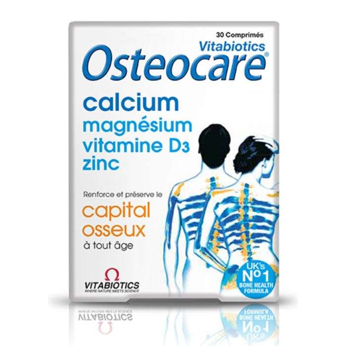 vitabiotics vitabiotics osteocare calcium magnesium zinc et vitamine d3 30 comprimes complements anti age