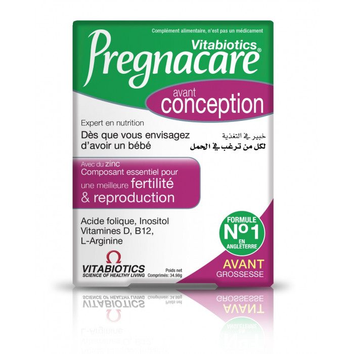 vitabiotics vitabiotics pregnacare conception 30 comprimes complements alimentaires grossesse