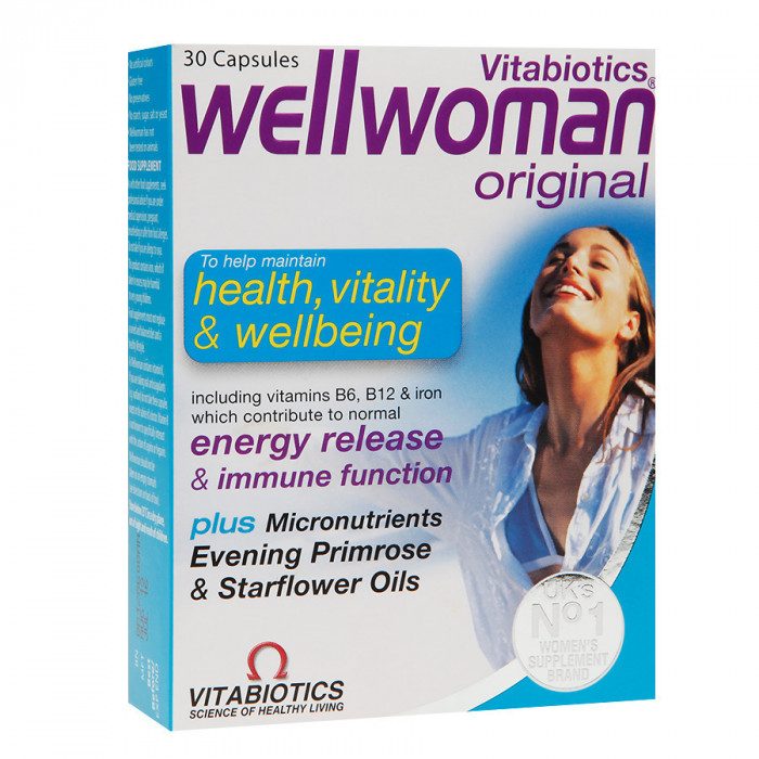 vitabiotics vitabiotics wellwoman original 30 capsules complements alimentaires senior