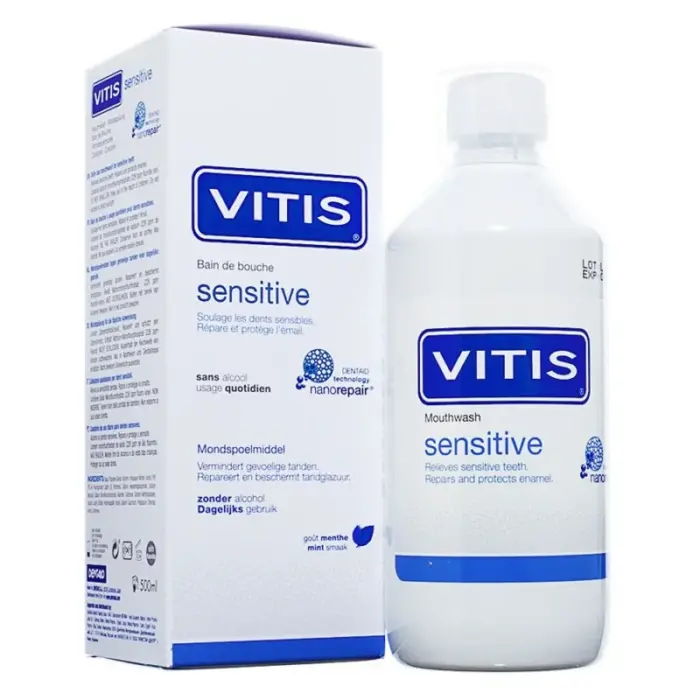 vitis bain de bouche sensitive 500 ml