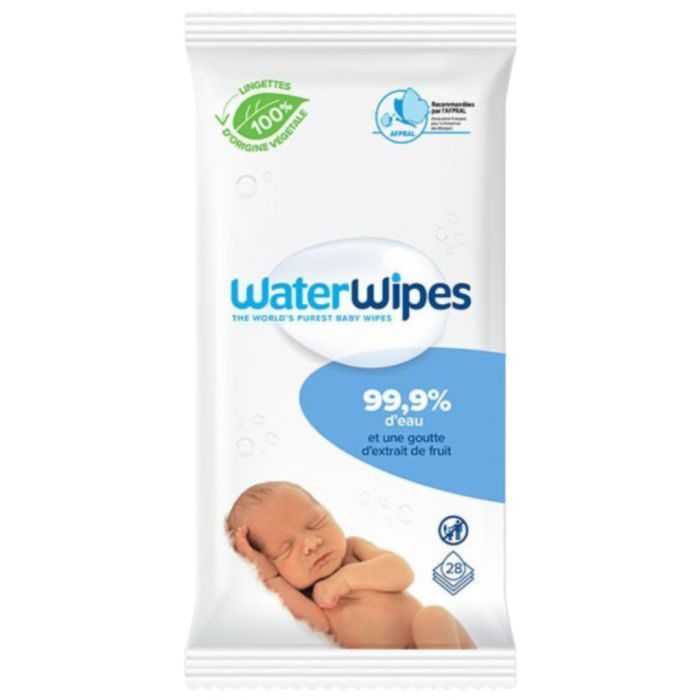 waterwipes waterwipes 28 lingettes bebe lingettes nettoyantes