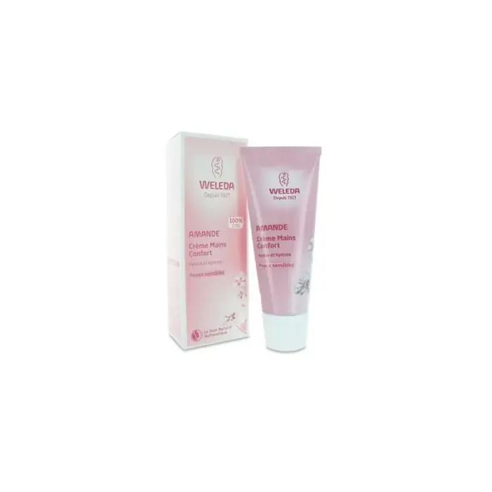 weleda creme mains confort a l amande bio 50ml