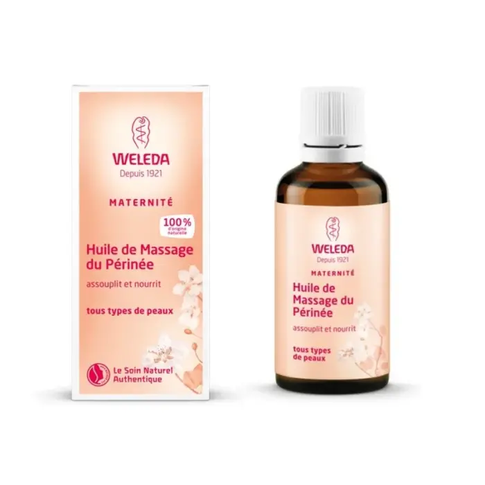weleda huile de massage du perinee bio 50ml