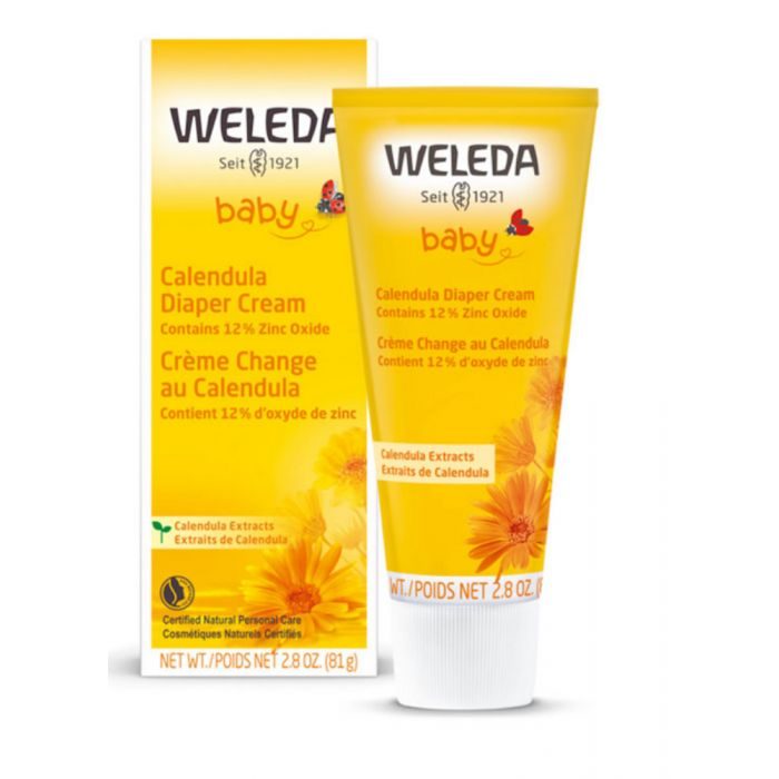 weleda weleda baby creme pour le change au calendula 81g cremes de changes