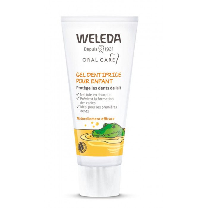 weleda weleda gel dentifrice pour enfant dentifrices enfants