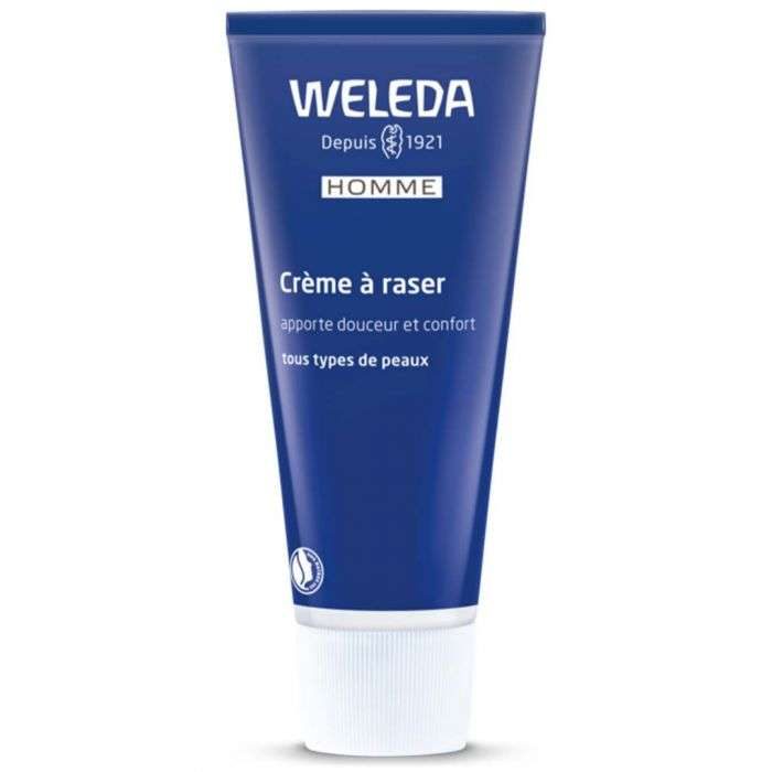 weleda weleda men creme de rasage onctueuse 75 ml visage et corps